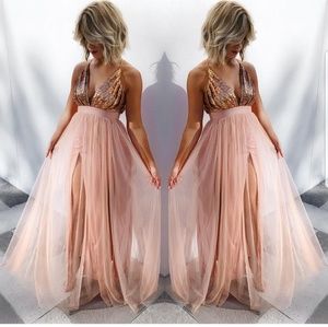 Rose Gold/Blush Maxi